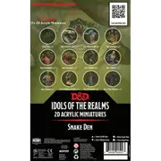 Dungeons and Dragons Idols of the Realms Scales and Tails Snake Den 2D Set