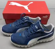 Puma Blur Sneakers Men's US Size 8 Poseidon White Gray Violet Brand New