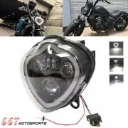 Motorcycle LED Headlight w/ Hi/Lo DRL For Kawasaki Vulcan S 650 EN650 2015-2021