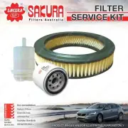 Sakura Oil Air Fuel Filter Service Kit for Mitsubishi Colt RB RC RD RE 1.4L 1.6L (for: Mitsubishi)