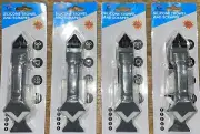 4 Pack!!! 3 in 1 Silicone Caulking Tools, Glass Glue Angle Scraper