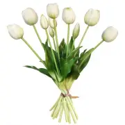 10 Pcs Fake Tulips Tulips Artificial Flowers Real Touch Fake Flowers Artifici...