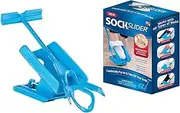 [DuBom] Sock Slider - The Easy on, Easy Off Sock Aid Kit Shoe Horn Pain Free No Bending, Stretching or Straining System That Packs up for Convenient Travel