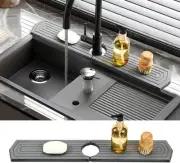 Kitchen Splash Guard Diatomite M (18" x 4"), Dark Gray
