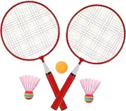 Abaodam Door/Outdoor Badminton Set Boys and Girls Sports Equipment Kit Children's Racket Set Random