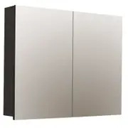 Forme 900mm Dark Choc Logan 2 Door Shaving Cabinet