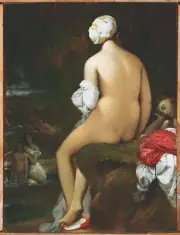 Jean Ingres - The Small Bather Giclee Fine Art Print on Canvas Wall Decor 36"