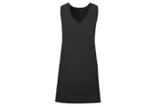 Premier Womens/Ladies Wrap Around Sleeveless Tunic Apron (Black) - UTPC2657