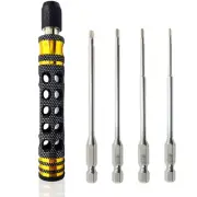 4 in 1 RC Model Repair Tools Kit 1/4" Drive 1.5mm 2.0mm 2.5mm 3.0mm Allen Wre...