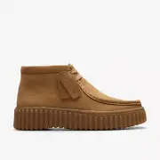Clarks Women's Torhill Moss Light Tan Nubuck 26179359