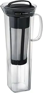 HARIO CBR-12-B Cold Brew Coffee Pitcher, Rise, 29.4 fl oz (840 ml), Cold Brew Coffee, Dishwasher Safe, Tritan Black