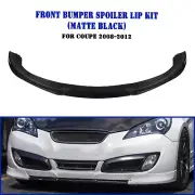 Matte Black Car Front Spoiler Lip Splitter For Hyundai Genesis Coupe 2008-2012