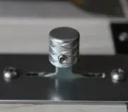 Double Helix Flat Top switch tip, Inca Silver