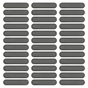 300 Pcs 0.87"x0.2" Phone Dustproof Net Sticker Phone Speaker Cover Black