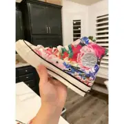 NIB Converse Chuck 70 Hi City Of Hearts Women Size 5.5 /36 Pink Flora Unique