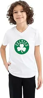 Outerstuff Boston Celtics Kids Boys Size 4-7 Primary Team Logo Jersey Shirt