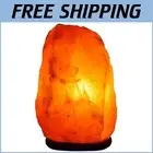 Handcrafted Himalayan Salt Lamp with Dimmable Switch - Elegant Décor & Night ...