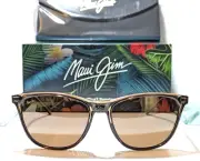 NEW Maui Jim Sugar Cane Translucent Brown Polarized Bronze Sunglass MJ783-24C