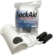New Deluxe Sock Aid with Foam Handles Free And Fast Shipping