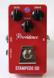 Providence SOV-2 Stampede OD Guitar Effector Overdrive Wide Range Red Japan