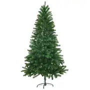 Faux Christmas Tree Lifelike Needles 150 cm Green vidaXL