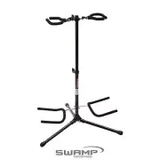 On Stage Duo Flip-It Double Guitar Stand with Spring-Loaded Latches