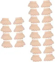 GOOHOCHY 3sets Stylish Peep Toe Socks Women Half Socks Toe Separator Padding Breathable and Comfortable for Yoga 4pair*3