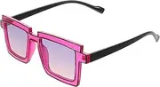 [Milisten] Fluorescent Women's Sunglasses Stylish Funny Glasses Party Accessory Birthday Giveaways Retro 80s Costume Eyeglasses