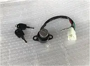 Ignition Key Switches for CBT125 CB125T CBT 125 CM125 Motorcycle Ignition Switch Fuel Gas Cap Helmet Seat Lock Key Set Ignition Barrel Key Switch(Master Lock)