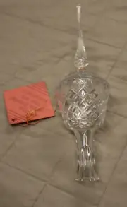 Vintage Lenox Crystal Tree Top Ornament w/Box
