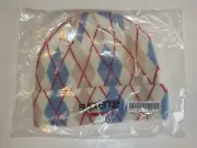 SUPREME New York Argyle Cashmere Beanie WHITE Winter Hat Cap NEW! F/W 2021