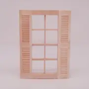 Dollhouse Miniatures 1:12 Scale Unpainted Window Blinds Furniture Unfinished DIY
