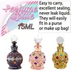 15ml Vintage Empty Metal Glass Spray Bottles Atomizer Perfume Refills Container