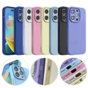 Liquid Silicone Case Rubber Gel Bumper Cover For iPhone 14 Plus 13 12 11 Pro Max