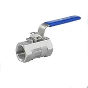 1pcs Ball Valve Female Threaded, Stainless Steel BallValve SS304 BSP 1/4" 3/8" 1/2" 3/4" 1" 1-1/4" 1-1/2" (Size : 1-1/4")