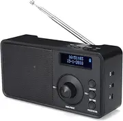 domoi Portable + Digital Radio Wireless Bluetooth Stereo Speaker LCD Display Outdoor Headset Support Alarm Clock FM AUX