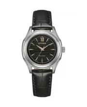 CITIZEN Women Analog Eco-Drive Casual Watch Classic Dress Black Dial Waterproof