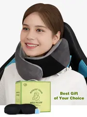 GBHoodie Travel Pillow Memory Foam Neck Pillow