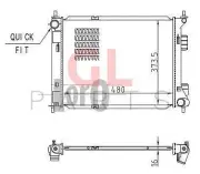 Radiator Engine Water Cooling FOR HYUNDAI IX20 JC 2010-2019 253101P200