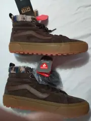 NEW-Vans Unisex Ultracush Boots Brown Size 9.5 (Women) Size 8 (Men) VN0A5HZYB7G