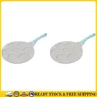 7 Cup Pancake Pan Non-stick Griddle Pancake Maker for Kids Breakfast(Grey) .