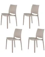 Lagoon Set of 4 Sensilla Stackable Dining Chairs