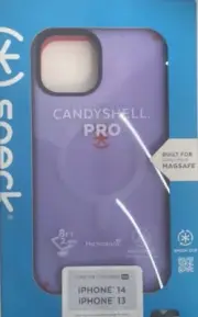 SPECK CandyShell PRO Case w/ MAGSAFE for Apple iPhone 14 / 13 - Purple