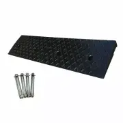 1m Rubber Wheelchair Access Ramp Driveway Ramps Kerb Ramp w/ Fixing Bolts