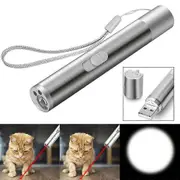 3 In 1 Cat Laser Pointer Toy Usb Powered Torch Uv Light Rechargeable