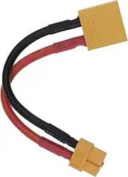 SING F LTD XT90 Male to XT60 Female Conversion Adapter Cable 10cm/4Inch 12AWG Wire