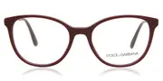 Dolce & Gabbana DG3363 3091 Women’s Glasses Burgundy Size 52 - Private Health Rebate - Blue Light Block Available