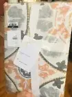 Pottery Barn Veronica Medallion Duvet Cover Set Orange Gray Twin 1 King Sham 2pc