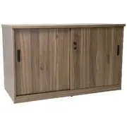 Stilford Professional Credenza 1200mm Sliding Door Walnut