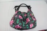 Betsey Johnson Rose Print Tote and Hobo in one - new with tags